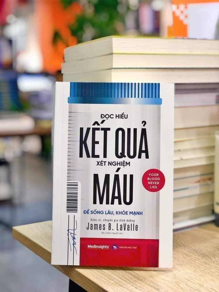 Giao diện kết quả xét nghiệm máu